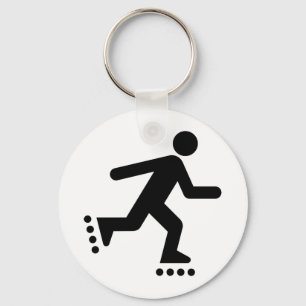 Rollerblade Symbol Keychain