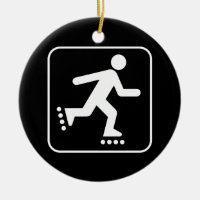 Rollerblade Symbol Ornament