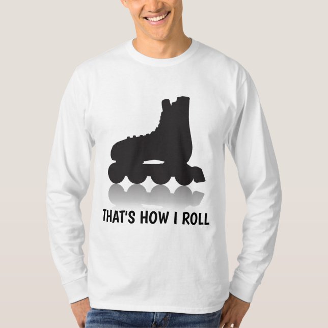 ROLLERBLADER ROLLER BLADING Skater T-Shirts (Front)