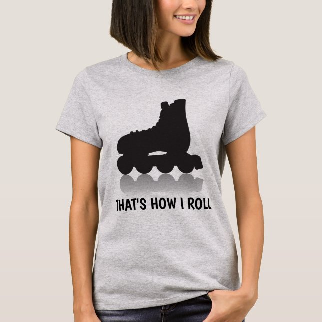 ROLLERBLADER ROLLER BLADING Skater T-Shirts (Front)