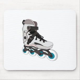 Rollerblades Rollerskates Inline Skates Art Mouse Pad