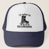 Rollerblading Inline Skating Design Hat