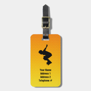 Rollerblading Luggage Tag
