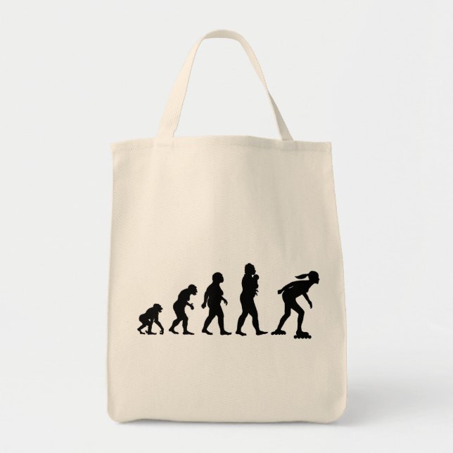 Rollerblading Tote Bag (Front)