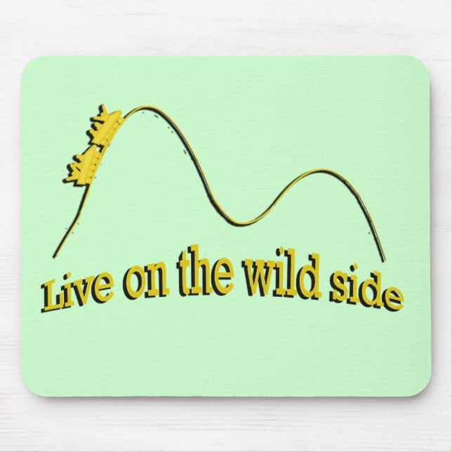 Rollercoaster Mouse Pad (Front)