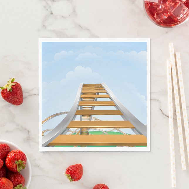 Rollercoaster Napkin (Creator Uploaded)