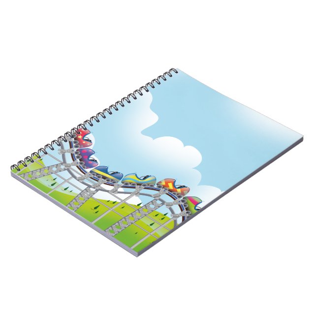Rollercoaster ride notebook (Left Side)
