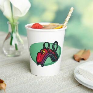 Rollercoaster Theme Park Ride Paper Cups