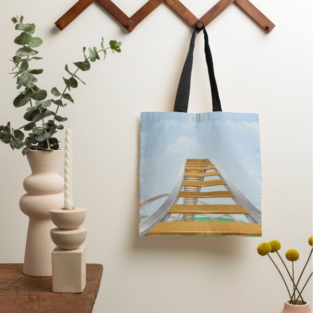 Rollercoaster Track Tote Bag (Creator Uploaded)