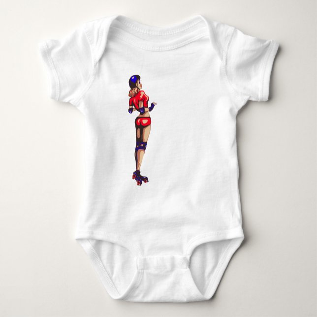 Rollergirl tee (Front)