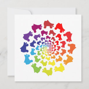 rollerskate rainbow circle