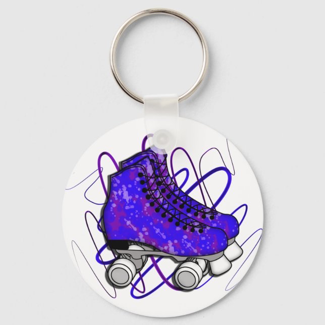 Rollerskates Key Ring (Front)