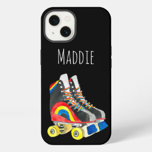 Rollerskates retro eighties art iPhone 13 case