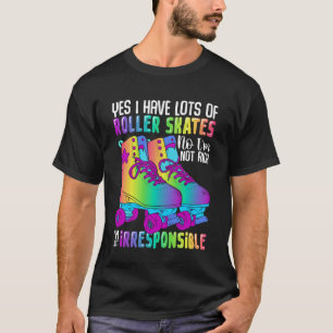 Rollerskating Derby Inline Skating Rollerblades Ro T-Shirt
