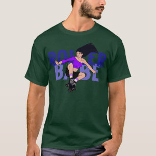 Rollerskating Rollerskate Rollerskater Roller Babe T-Shirt