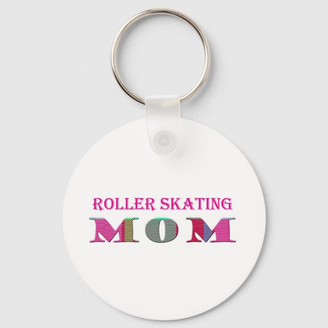 RollerSkatingMom Key Ring (Front)