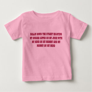 Rollin down the street creeper. baby T-Shirt
