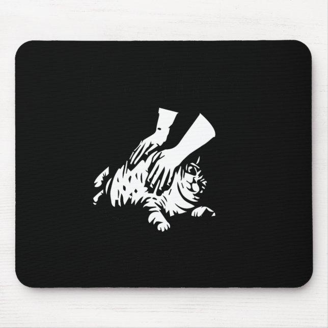 Rollin Fatties Funny Cat Meme  Mouse Pad (Front)
