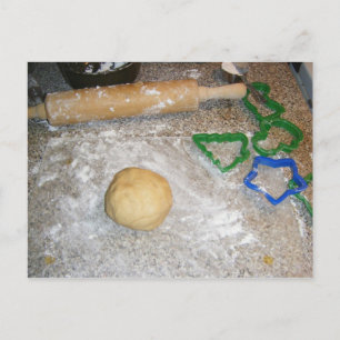 Rollin in Dough Cookie Baking Foodie Food Postcard