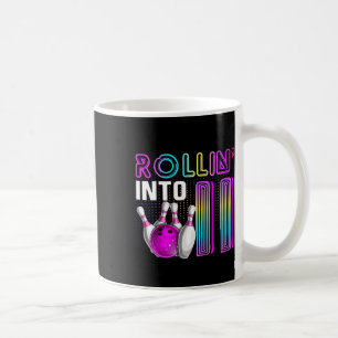 Rollin Into 11 Bowling Birthday Party 11th Birthda Coffee Mug