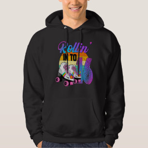 Rollin' Into 16 Roller Skating Rink 16th Birthday  Hoodie