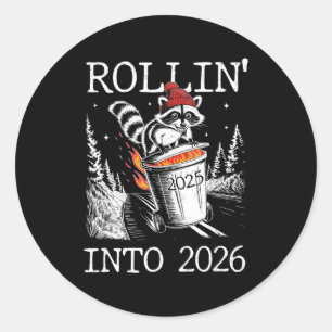 Rollin' Into 2026 Classic Round Sticker
