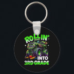 Rollin' Into 3rd Grade Monster Truck Back To Schoo Key Ring<br><div class="desc">Rollin' Into 3rd Grade Monster Truck Back To School Boys</div>
