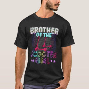 Rollin Into Brother Of The Scooter Girl Retro Cele T-Shirt