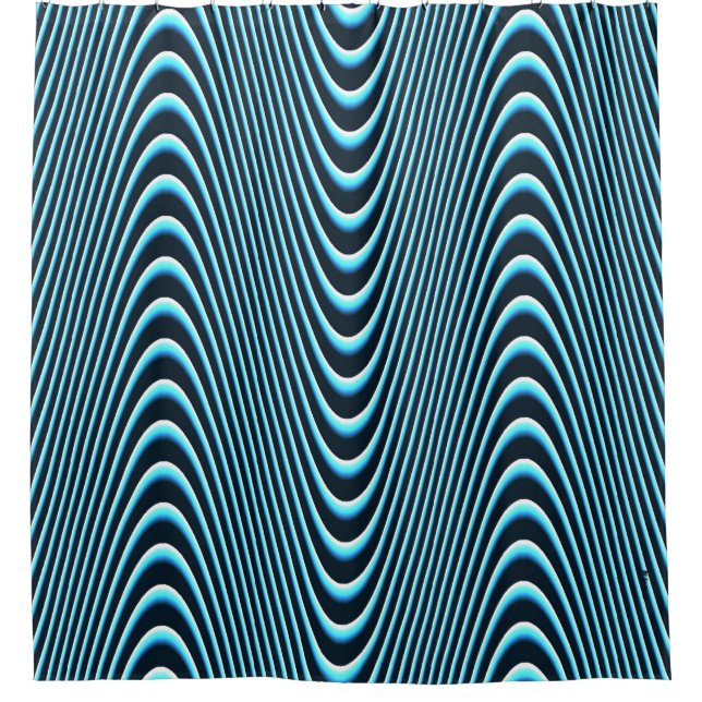 Rollin' Waves... Shower Curtain (Front)