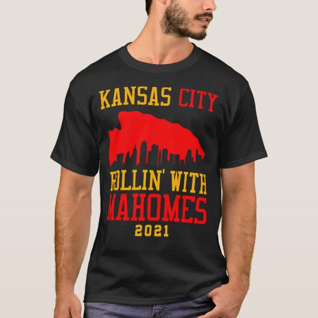 Rollin With Mahomes Mahomie Kansas City Football 2 T-Shirt (Front)