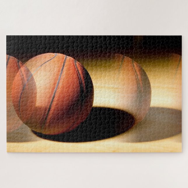 Rolling Basketball Jigsaw Puzzle (Horizontal)