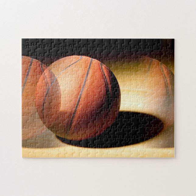 Rolling Basketball Jigsaw Puzzle (Horizontal)