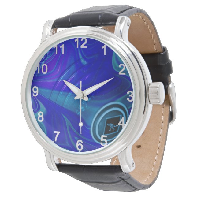 Rolling Blue: The Classic Lawn Bowl Watch (Angled)