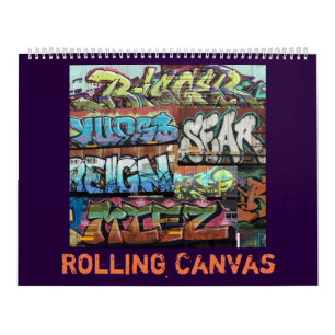 Rolling Canvas Calendar