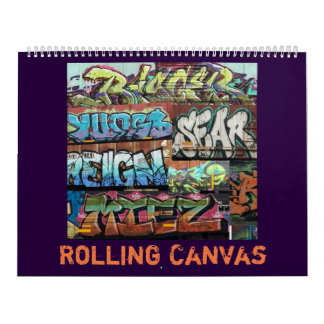 Rolling Canvas Calendar