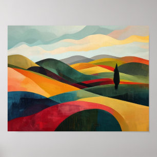 Rolling Chromatic Horizons Poster