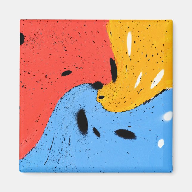 rolling colours magnet (Front)