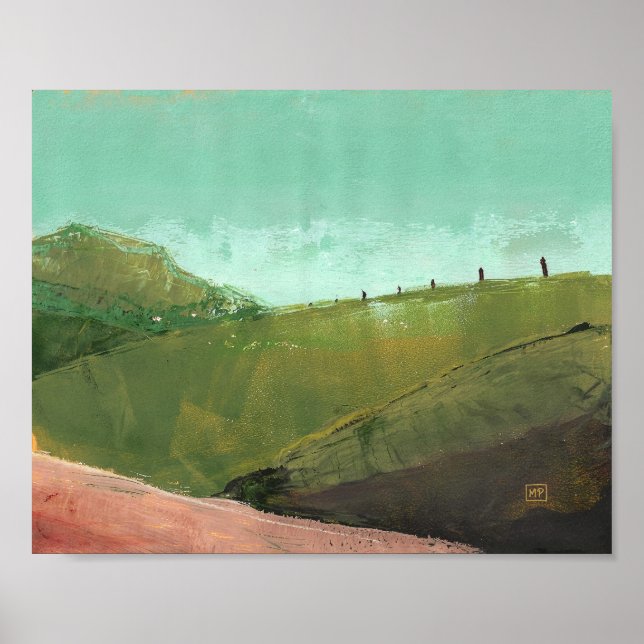 Rolling Countryside Art Print (Front)