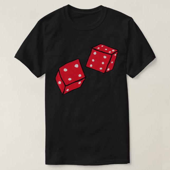 Rolling Dice  T-Shirt (Design Front)