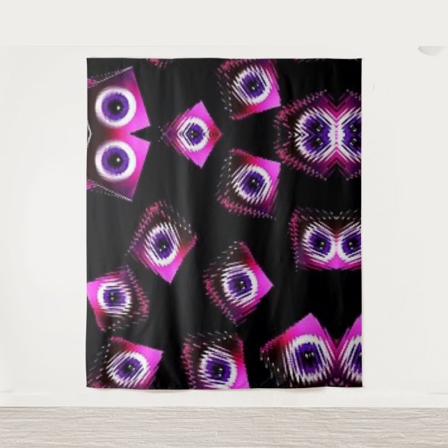 Rolling Eyes Tapestry 88” x 104” (Front)