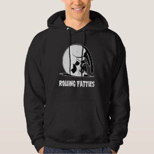 Rolling Fatties Cat Cat Outfit Cat Dad Cat Mum 7 Hoodie