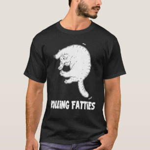 Rolling Fatties Cat Cat Outfit Cat Dad Cat Mum 8 T-Shirt