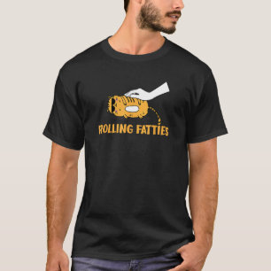 Rolling Fatties Cat Kitty Animal Pet Lovers T-Shirt