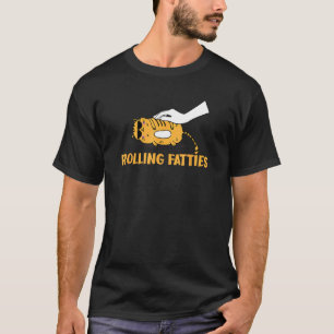 Rolling Fatties Cat Kitty Animal Pet Lovers T-Shirt