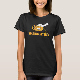 Rolling Fatties Cat Kitty Animal Pet T-Shirt