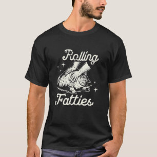 Rolling Fatties Cat T-Shirt