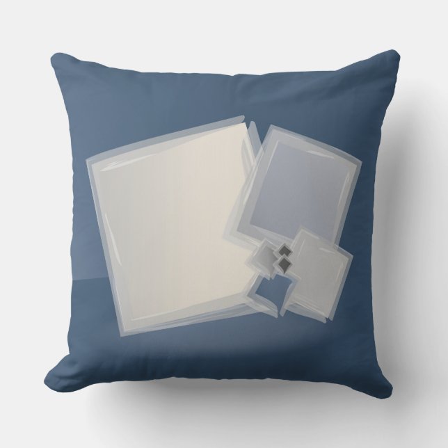 Rolling Fibonacci squares Cushion (Front)