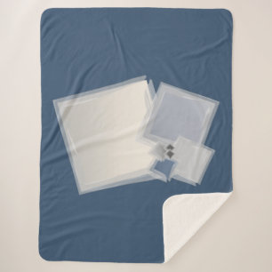 Rolling Fibonacci squares Sherpa Blanket