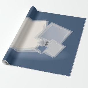 Rolling Fibonacci squares Wrapping Paper