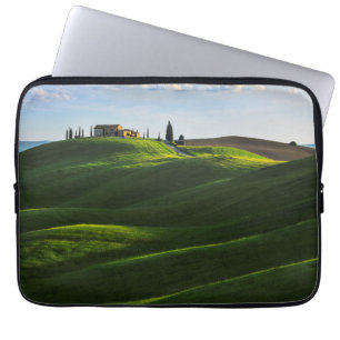 Rolling Hill Near Asciano, Tuscany Laptop Sleeve